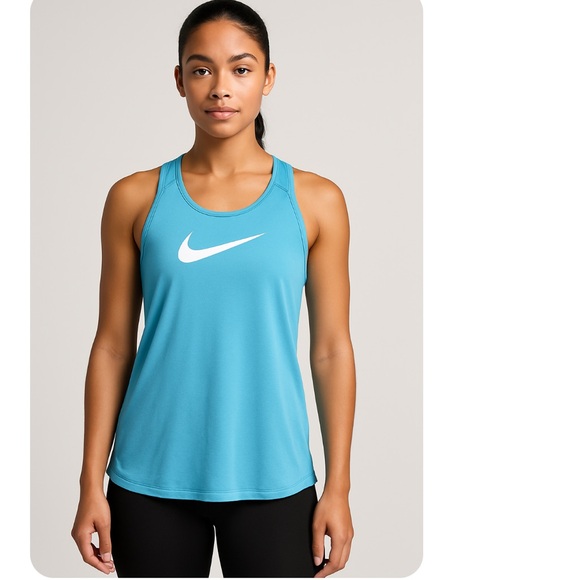 Nike Teal Athletic Tank Top training dri fit - Picture 1 of 4